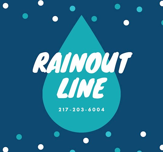 rain out line graphic with phone number 217-203-6004