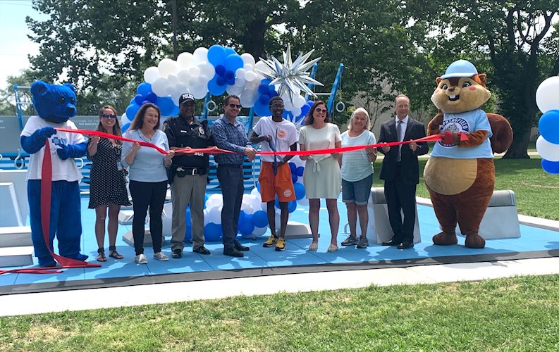 comer cox fitness court park district ribbon cutting